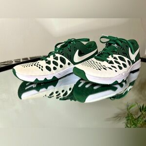 Nike NFL New York Jets Green & White Low Top Sneaker Shoes Size 6